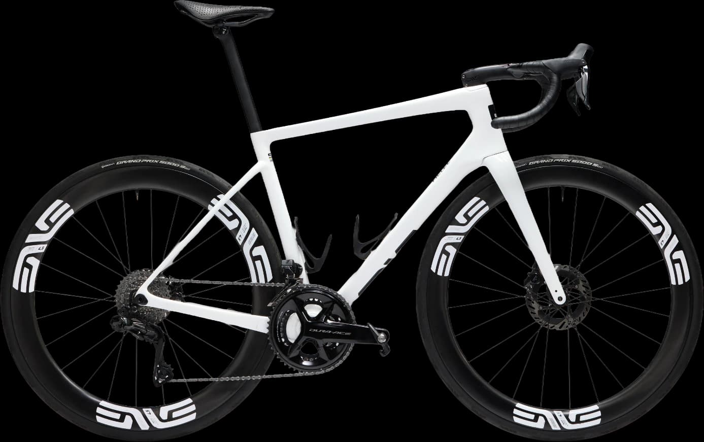 Vélo route ENVE blanc monté sur mesure par PODIUM.CC
